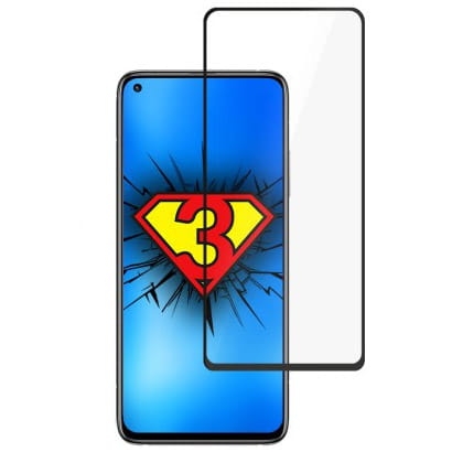 Image of Szkło 3mk HardGlass Max Lite do Xiaomi Mi 10T / 10T Pro / 10T Lite, czarna ramka