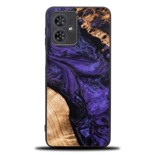 Image of Drewniane etui do Motorola Moto G54 5G, Bewood Unique Violet