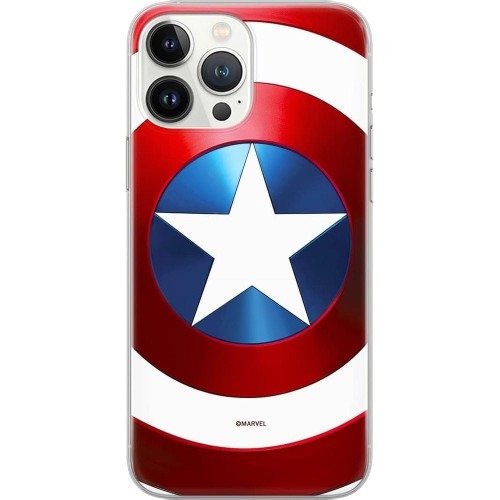 Image of Etui ERT Group Marvel do iPhone 13 Pro, Kapitan Ameryka 025