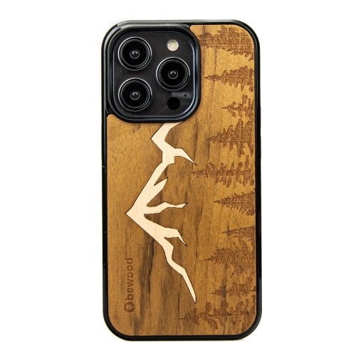 Image of Drewniane etui Bewood do iPhone 14 Pro GÓRY IMBUIA