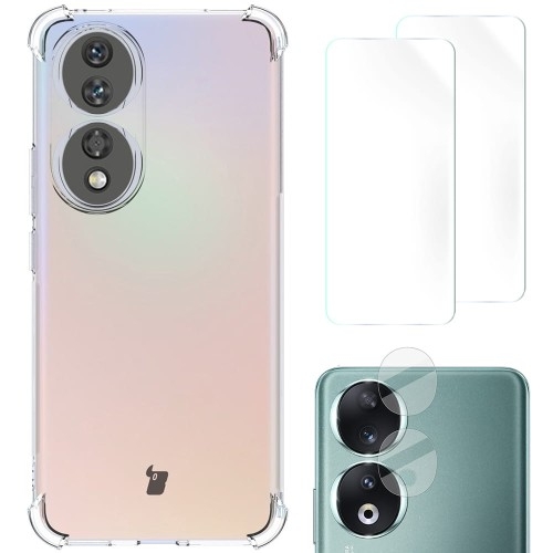 Image of Etui Bizon Case Clear Pack do Honor 90, przezroczyste