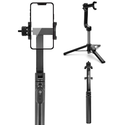Image of Uchwyt, kijek, statyw Forcell F-GRIP S70M Bluetooth Selfie Stick, Tripod, czarny