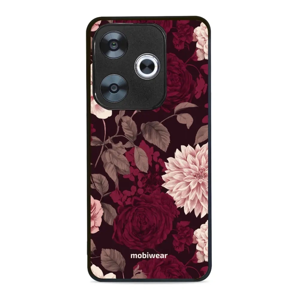 Etui ochronne do Xiaomi POCO F6, Mobiwear Glossy Case, wino i dalie