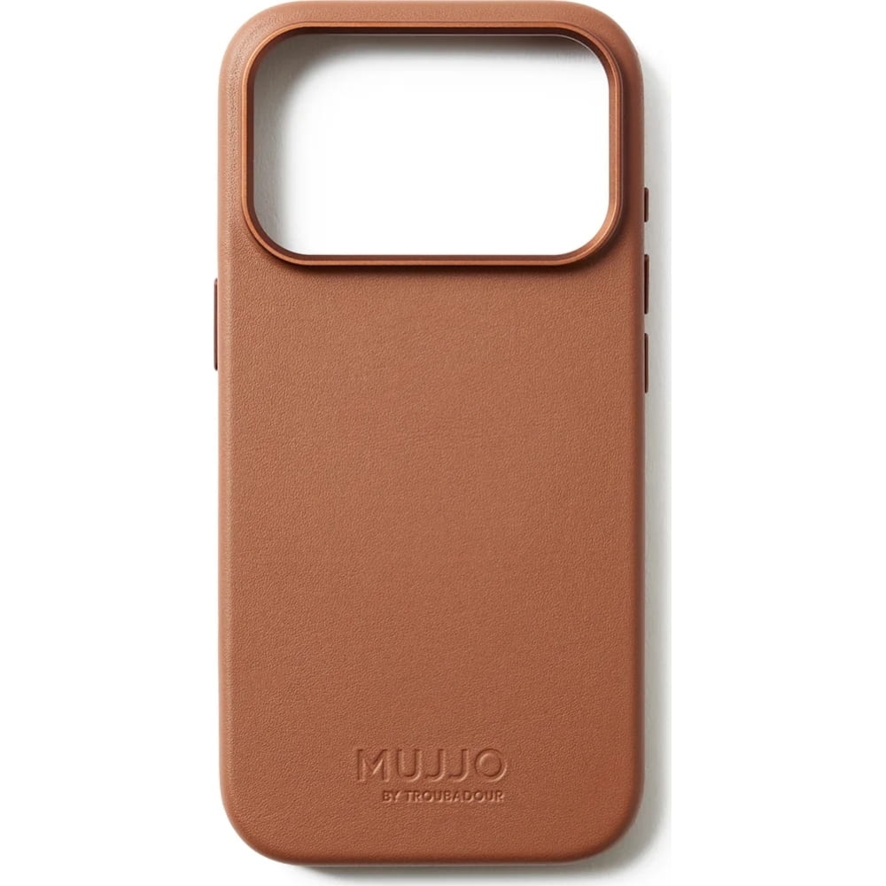 OUTLET: Etui Mujjo Full Leather Case do MagSafe do iPhone 18 Pro / 17 Pro, brązowe