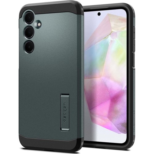 Image of Etui Spigen Tough Armor do Galaxy A35 5G, zielone