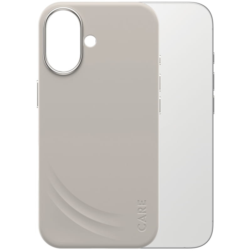 Etui CARE by PanzerGlass Fashion Case Flow do iPhone 17, beżowe