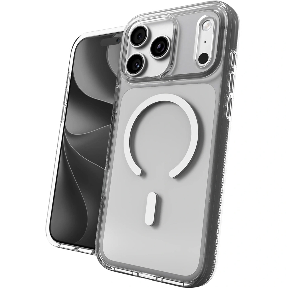 Etui ZAGG Crystal Palace Snap do MagSafe do iPhone 18 Pro Max / 17 Pro Max, przezroczysto-białe