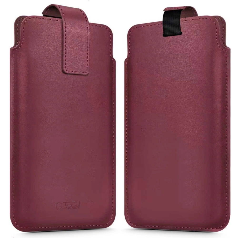 Etui uniwersalne Tech-Protect SM65 Universal Phone Pouch 6″ – 6,9″, bordowe