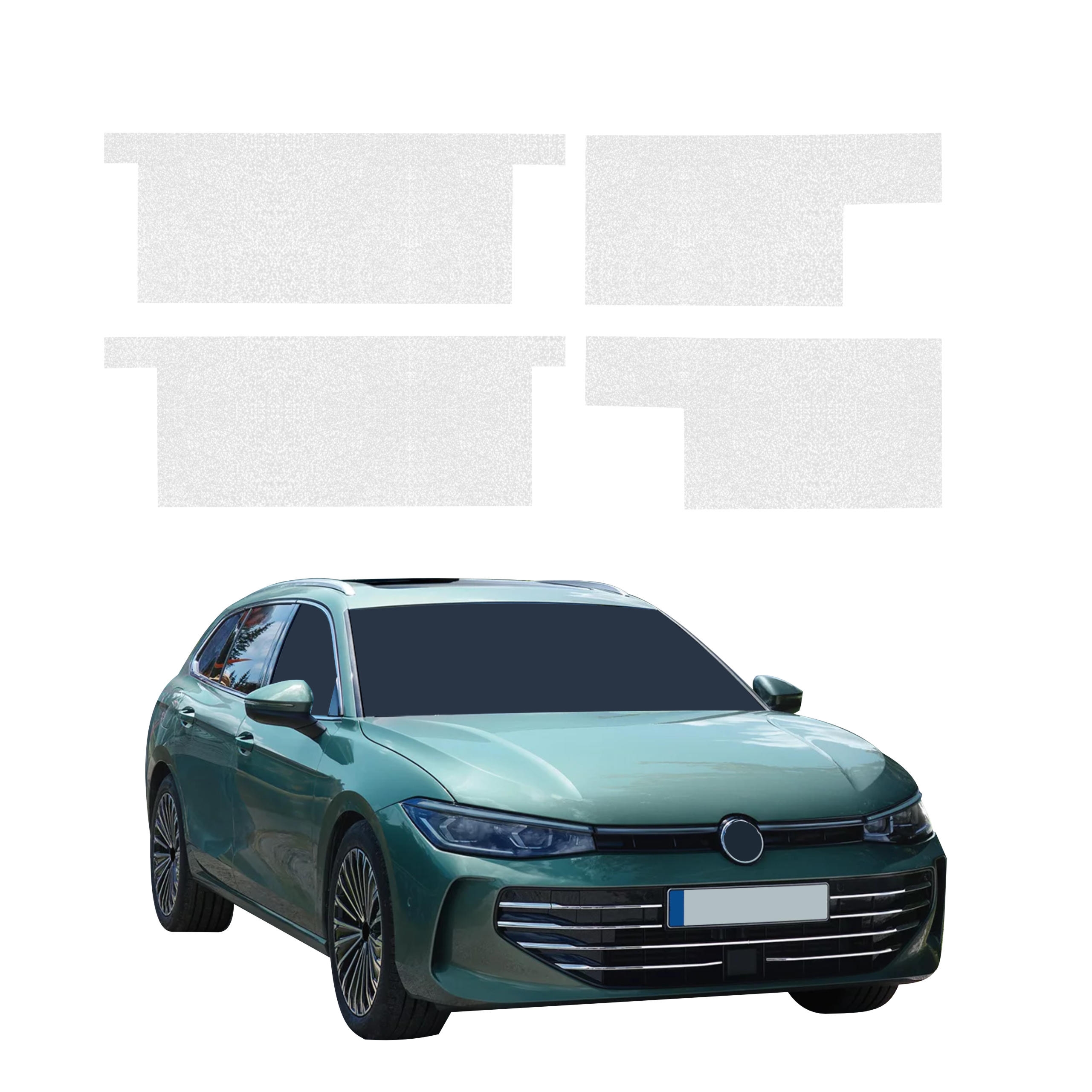 4w1 Bezbarwna powłoka techniczna Grizz Protector na progi Volkswagen Passat B9 (2024-2026)