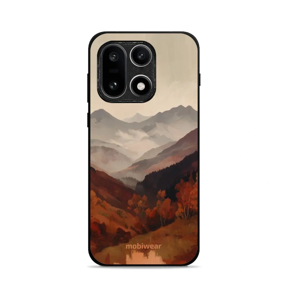 Etui ochronne do OnePlus 15, Mobiwear Glossy Case, mglista dolina w górach