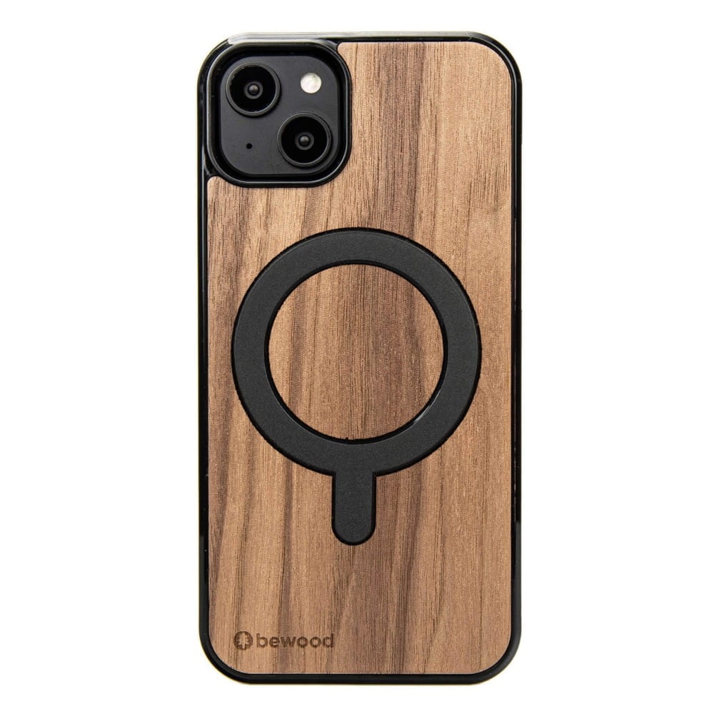 Drewniane etui do iPhone 15 Plus, Bewood Orzech Amerykański MagSafe