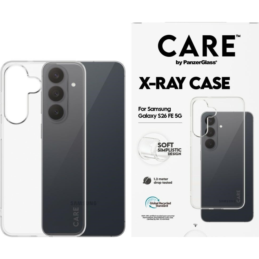 Etui CARE by PanzerGlass X-Ray do Galaxy S26 FE, przezroczyste