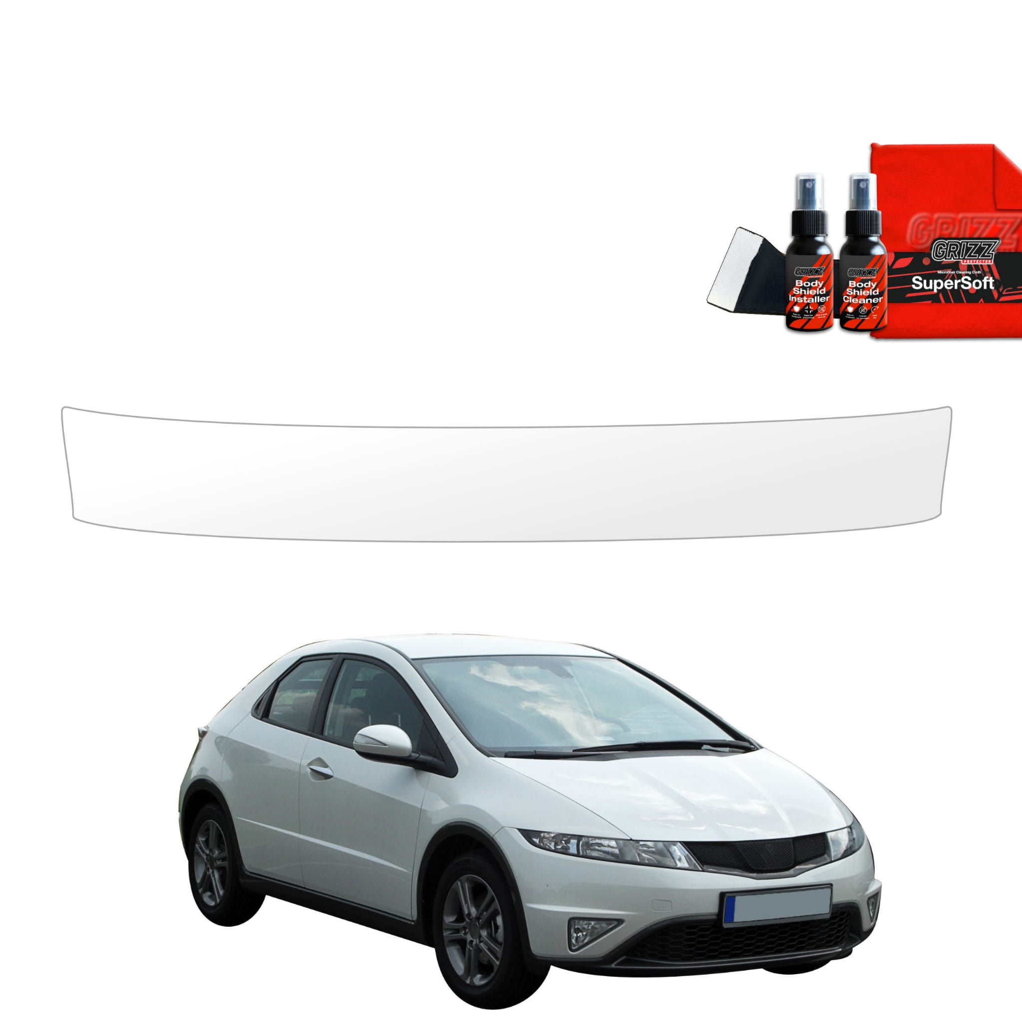 Folia ochronna na próg bagażnika Grizz Protector do Honda Civic 8 Hatchback 5D (2009-2011)