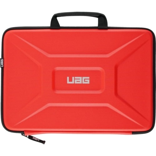 Image of Etui pancerne Urban Armor Gear UAG Medium Sleeve with Handle Laptop 13", czerwone