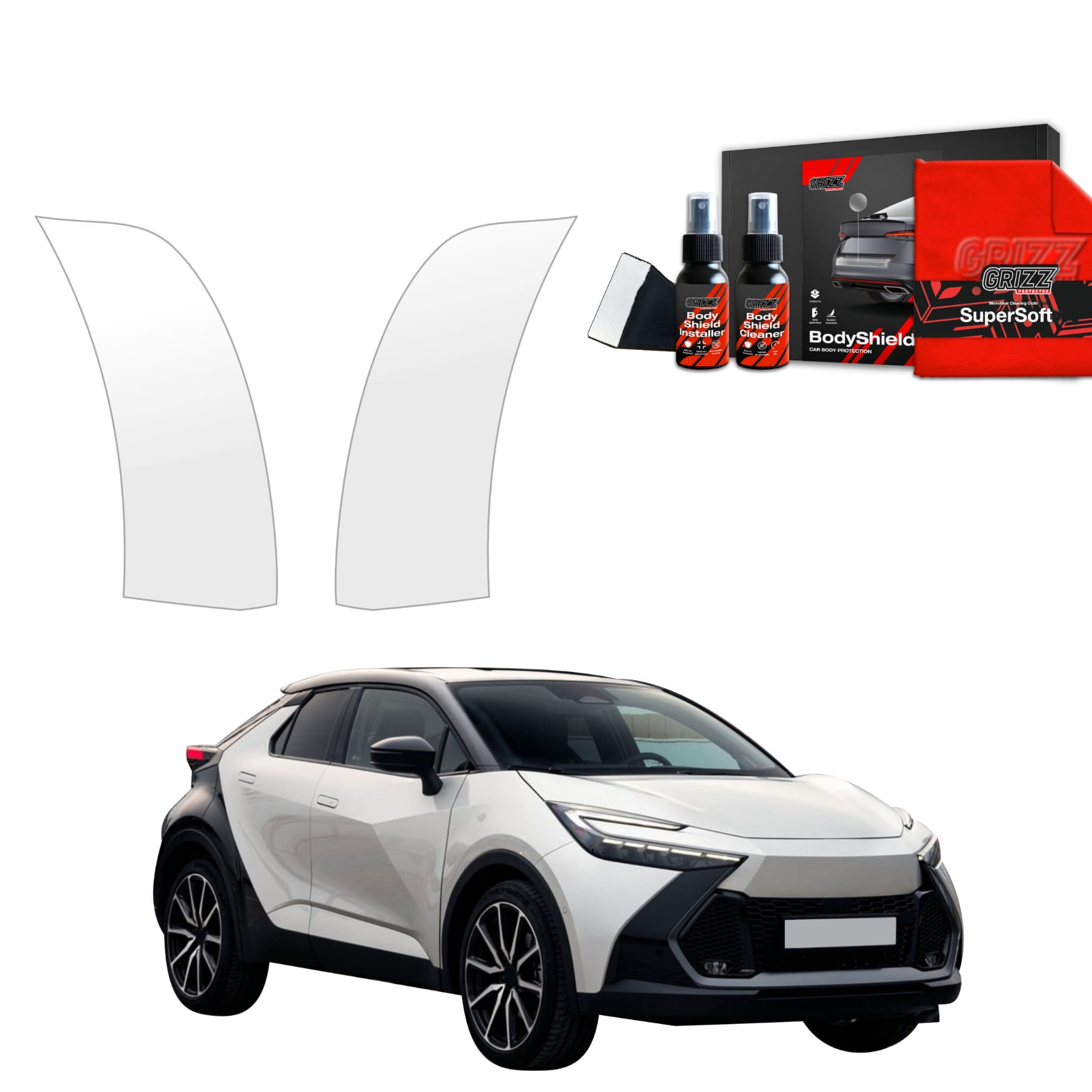 4w1 Folia ochronna Grizz Protector na nadkola do Toyota C-HR (2023-2026)