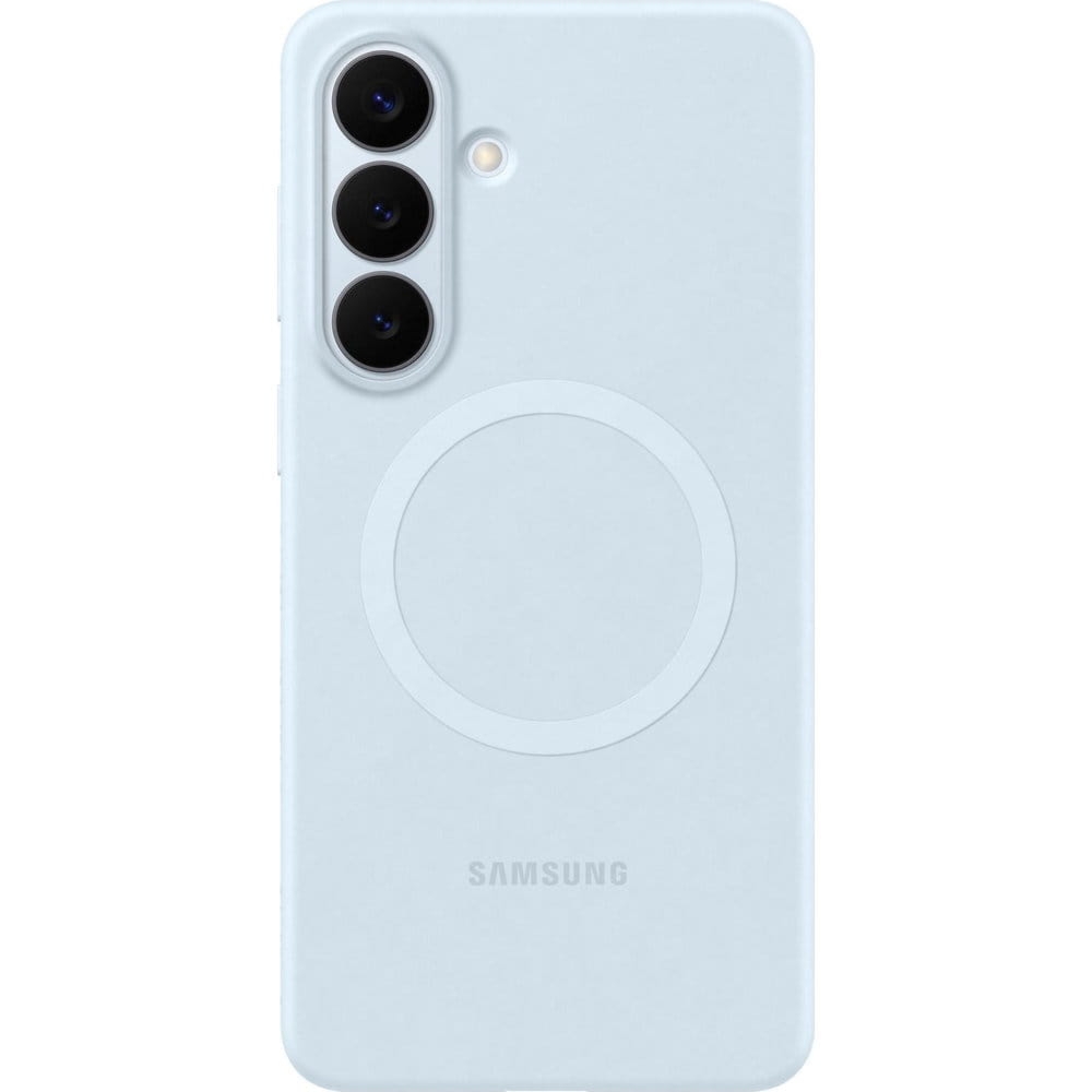 Oryginalne etui Samsung Silicone Magnet Case do Galaxy S26 Plus, do MagSafe, jasnoniebieskie