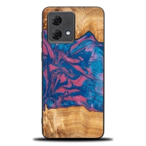 Image of Drewniane etui do Motorola Moto G84 5G, Bewood Unique Neons Vegas