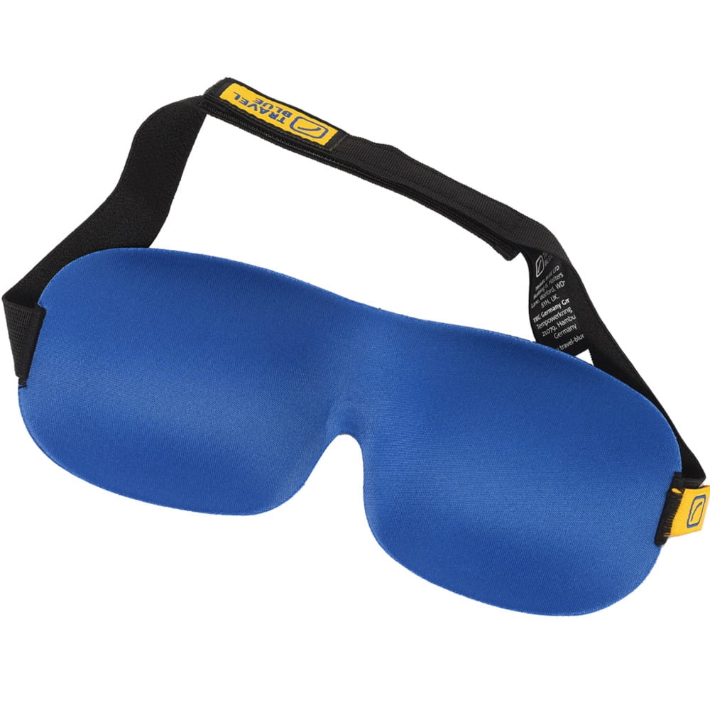 Maska na oczy bezuciskowa Travel Blue Ultimate Sleep Mask, niebieska