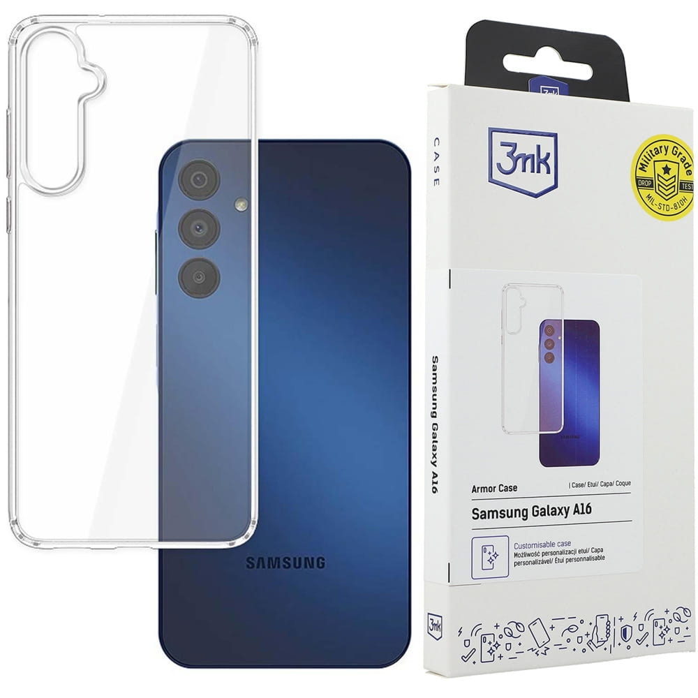 OUTLET: Etui 3mk Armor Case do Samsung Galaxy A16 5G / 4G, przezroczyste