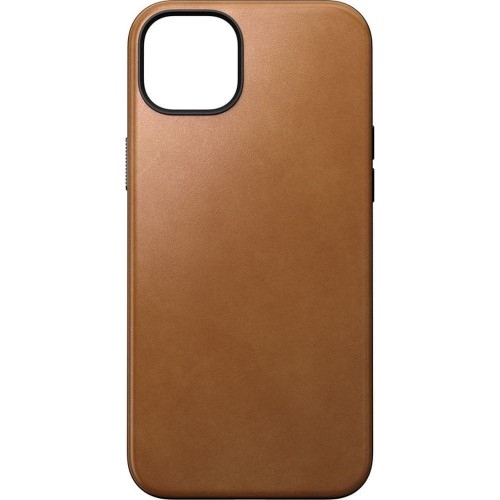 Image of Skórzane etui Nomad Modern Leather MagSafe do iPhone 15 Plus, brązowe