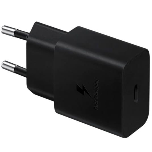 OUTLET: Ładowarka sieciowa USB-C PD 15W, Samsung EP-T1510NBEGEU, czarna