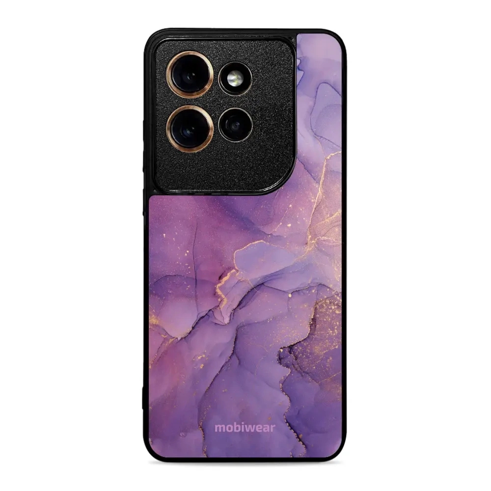 OUTLET: Etui ochronne do Motorola Edge 50 Neo, Mobiwear Glossy Case, fioletowe