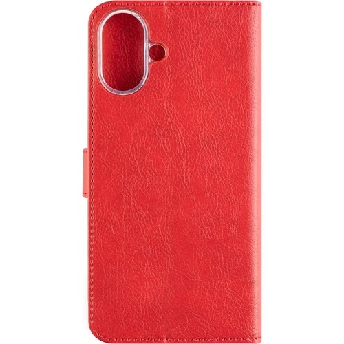 Image of Etui Fixed Opus do iPhone 16, czerwone