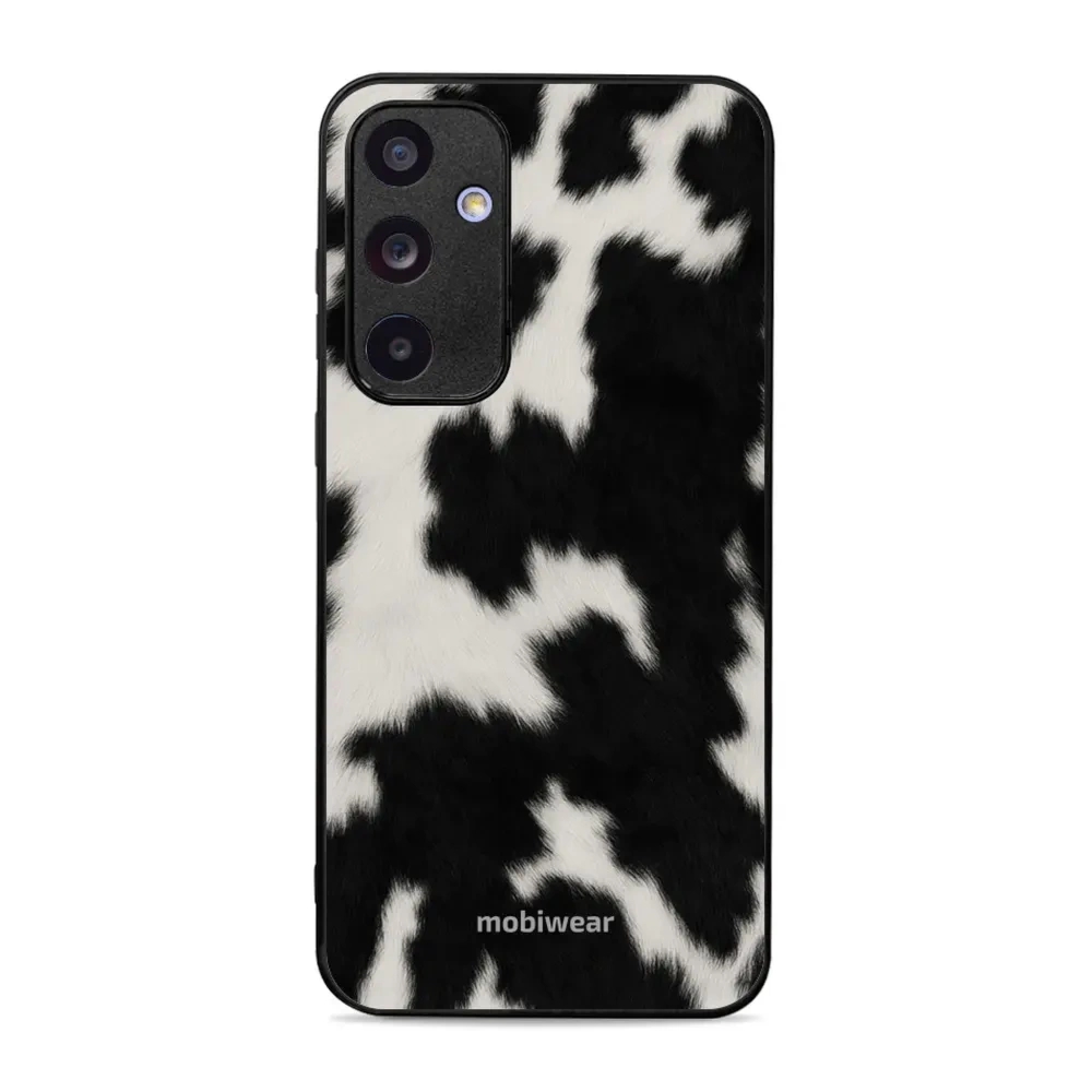 Etui ochronne do Galaxy A55 5G, Mobiwear Glossy Case, krowie futerko
