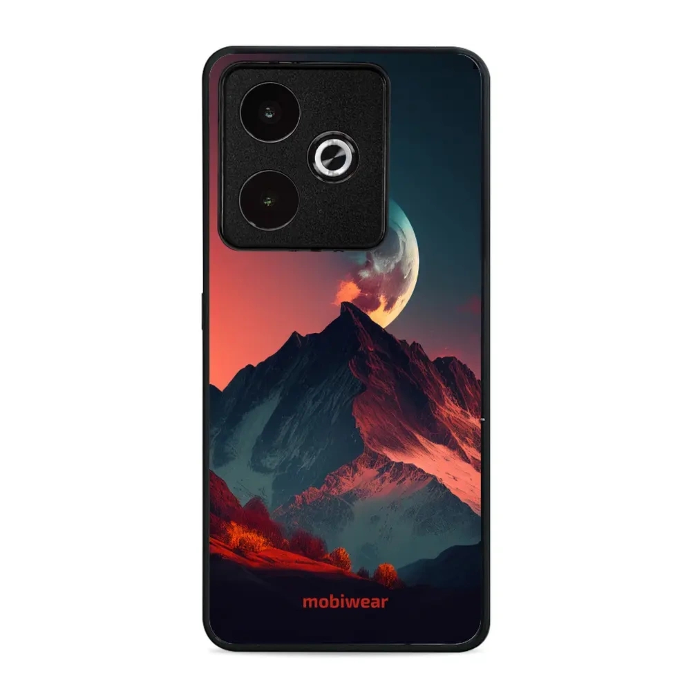 Etui ochronne do Realme GT 7, Mobiwear Glossy Case, górski zmierzch