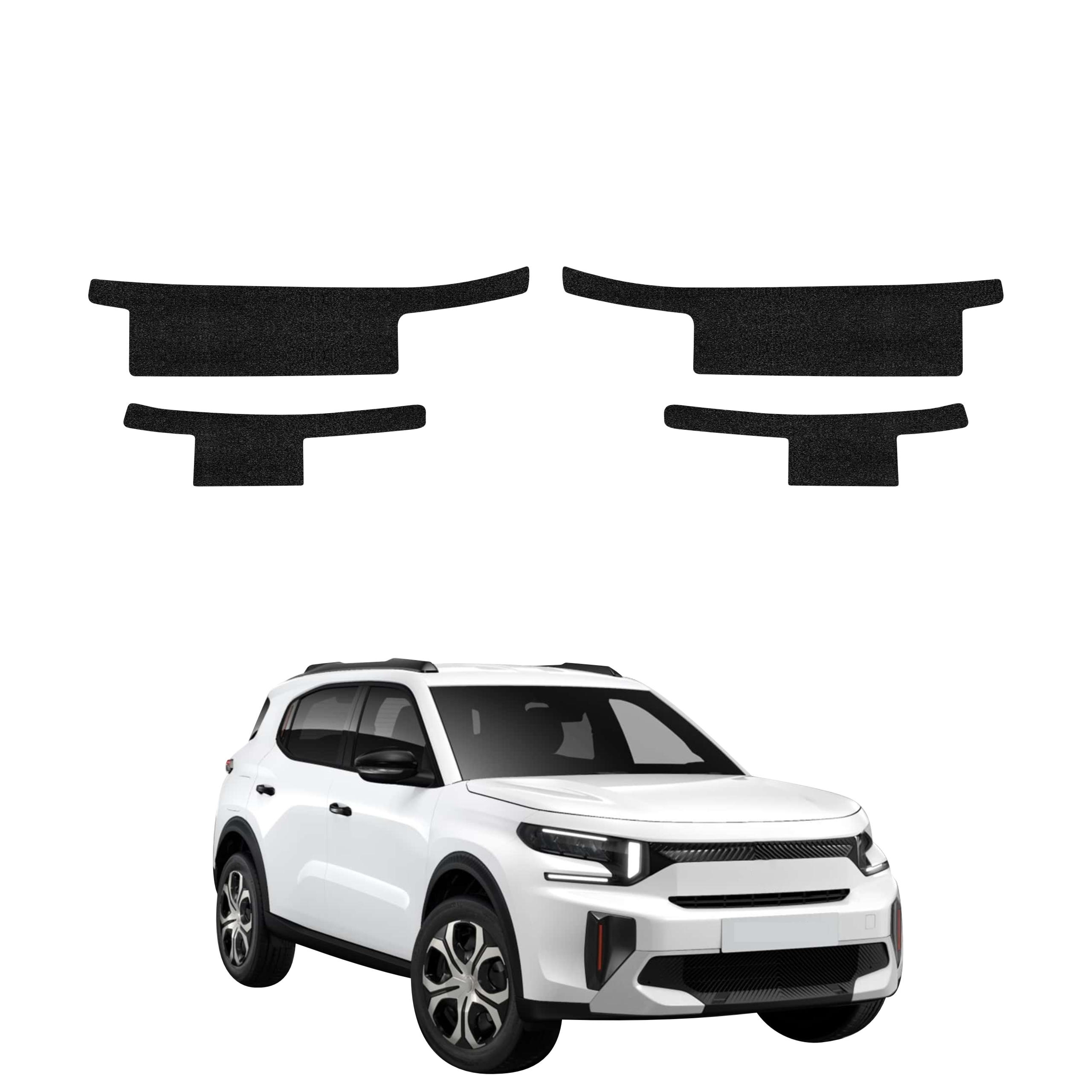 4w1 Czarna powłoka techniczna Grizz Protector na progi Citroen C3 Aircross (2025-2026)