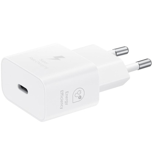 Image of Ładowarka sieciowa Samsung Power Adapter PD, PPS 25W, 1x USB-C, biała