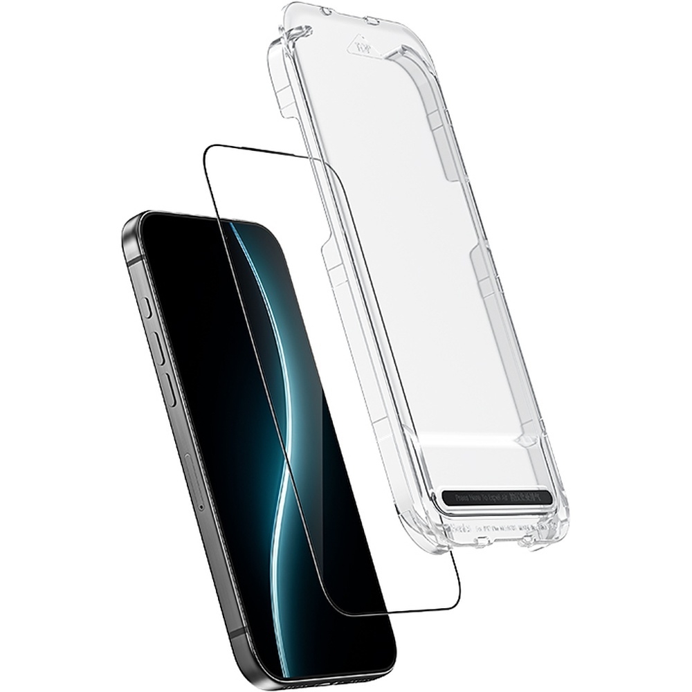 Szkło hartowane Benks Ultra Shield HD Glass do iPhone 17 Pro, z czarną ramką
