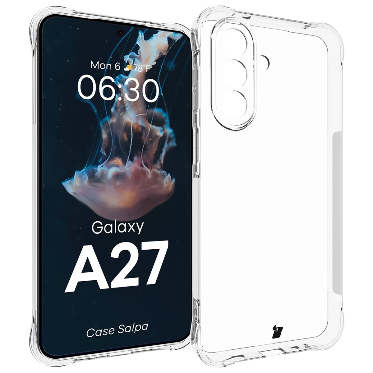 Elastyczne etui Bizon Case Salpa do Galaxy A27 5G, przezroczyste
