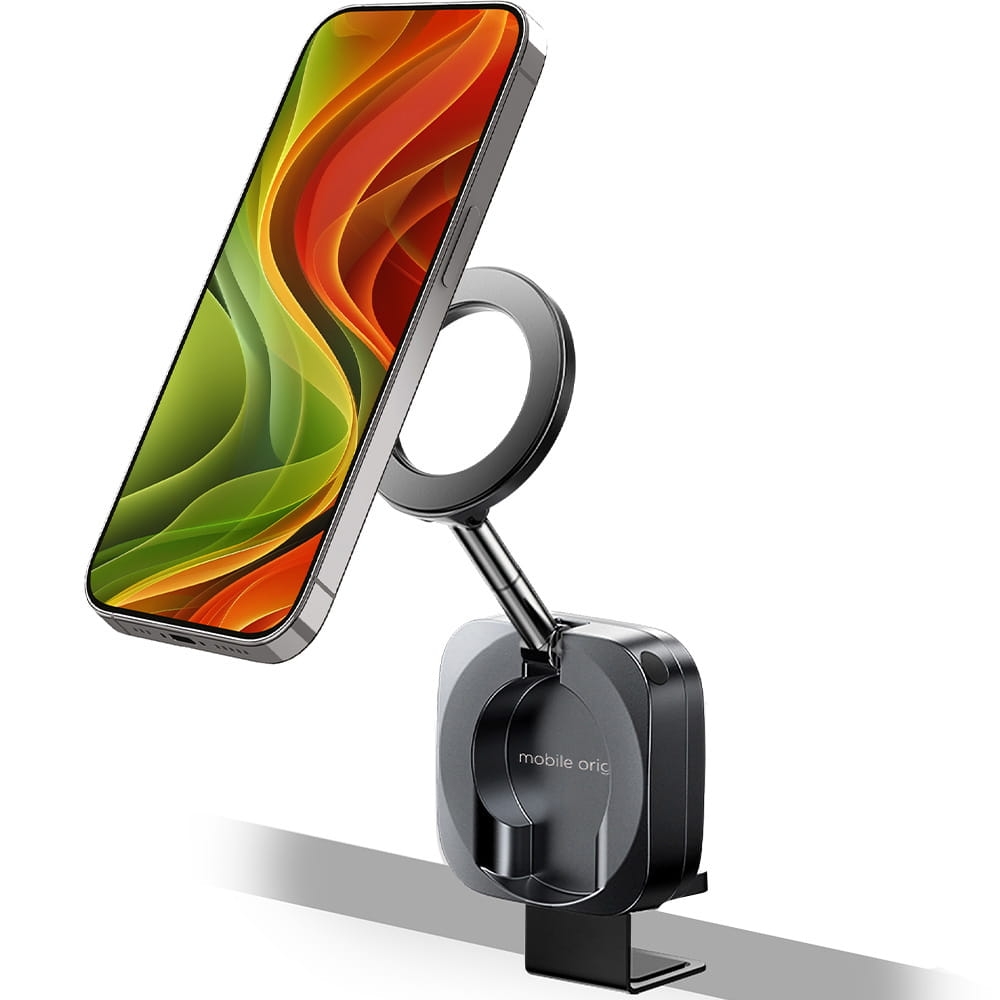 Image of Uchwyt samochodowy, magnetyczny na telefon do MagSafe Mobile Origin Travel Holder, czarny