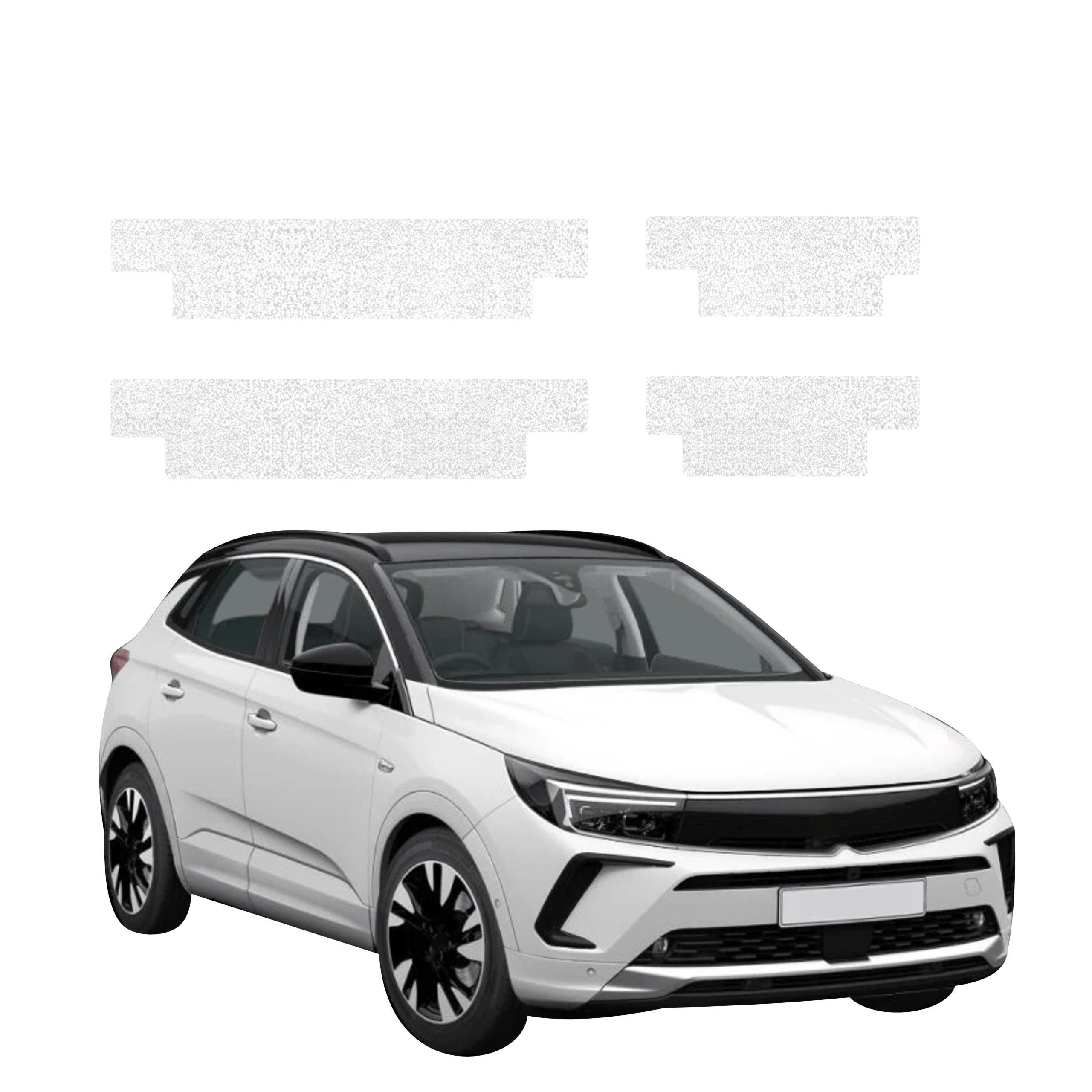 4w1 Biała powłoka techniczna Grizz Protector na progi Opel Grandland (2021-2024)