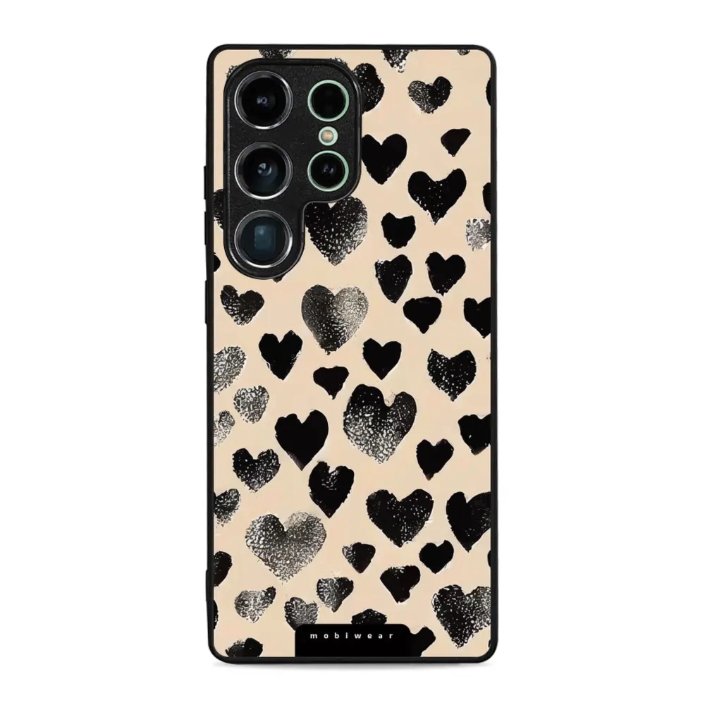 Etui ochronne do Galaxy S25 Ultra, Mobiwear Glossy Case, beżowa miłość