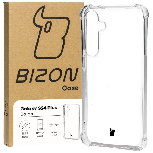 Image of Elastyczne etui Bizon Case Salpa do Galaxy S24 Plus, przezroczyste