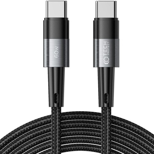 Image of Kabel Tech-Protect UltraBoost USB-C do USB-C 3A 60W 3m, szary