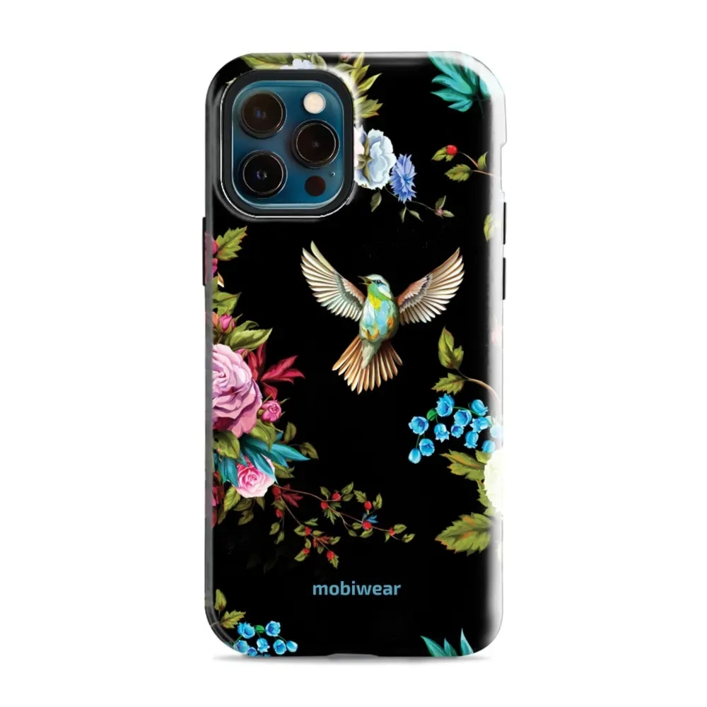 Etui ochronne do iPhone 12 Pro, Mobiwear Elite Pro, nocny koliber