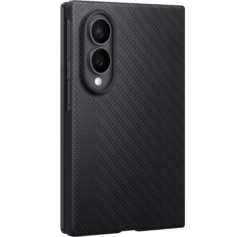 Etui + 2x folia antyrefleksyjna Samsung Carbon Magnet Case do MagSafe do Galaxy Z Fold8, czarne