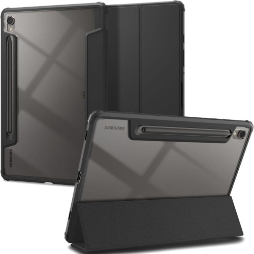 Image of Etui Spigen Ultra Hybrid Pro do Galaxy Tab S9, czarno-przezroczyste