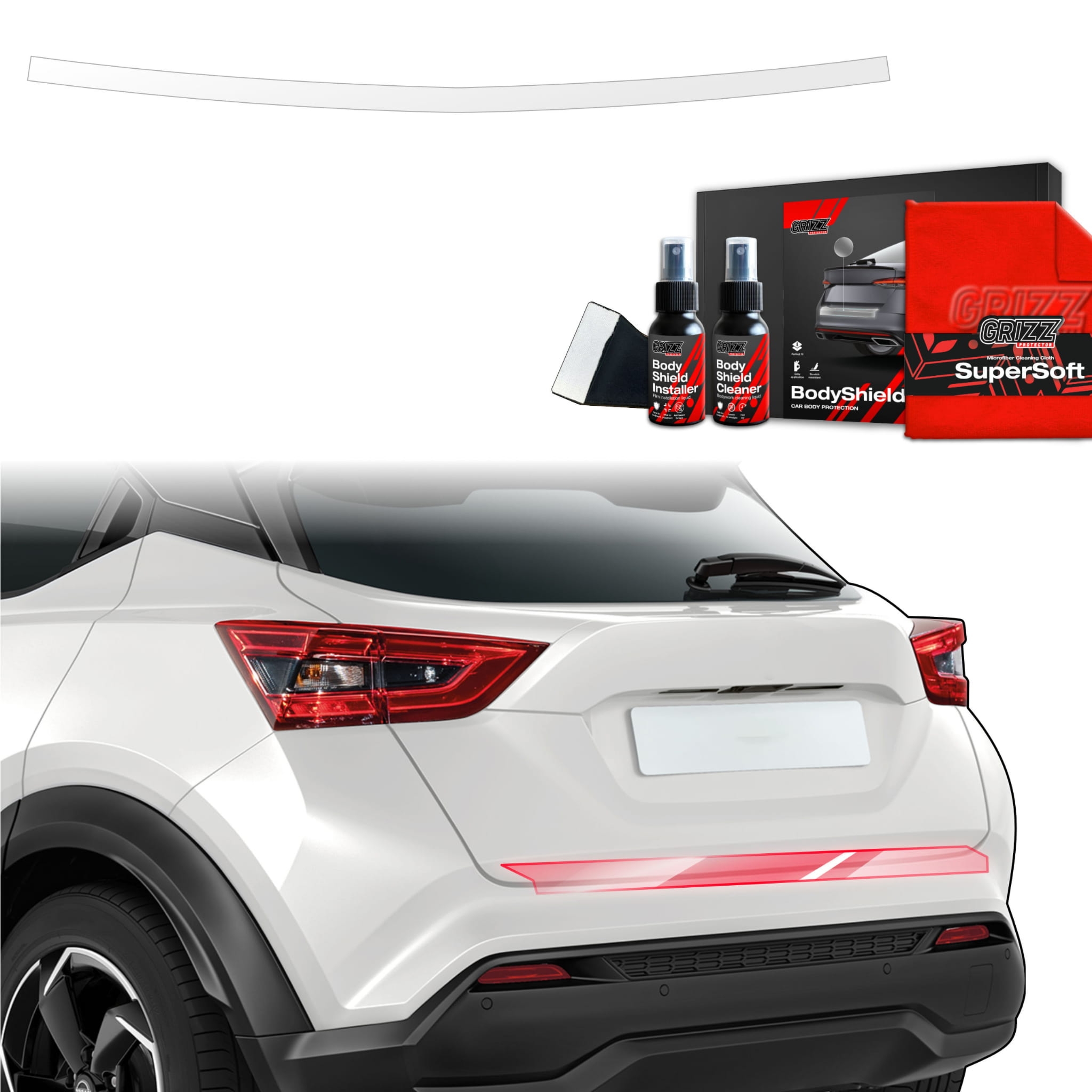 Folia ochronna Grizz Protector na próg bagażnika do Nissan Juke Facelift (2024-2026)