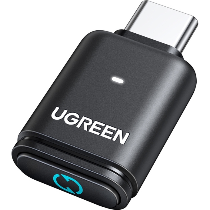 OUTLET: Adapter audio Ugreen BT501, USB-C Bluetooth 5.3, aptX, czarny