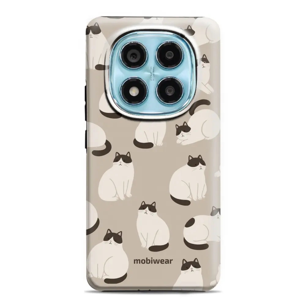 Etui ochronne do Xiaomi Redmi Note 14 Pro 5G, Mobiwear Elite Pro, kawa miau