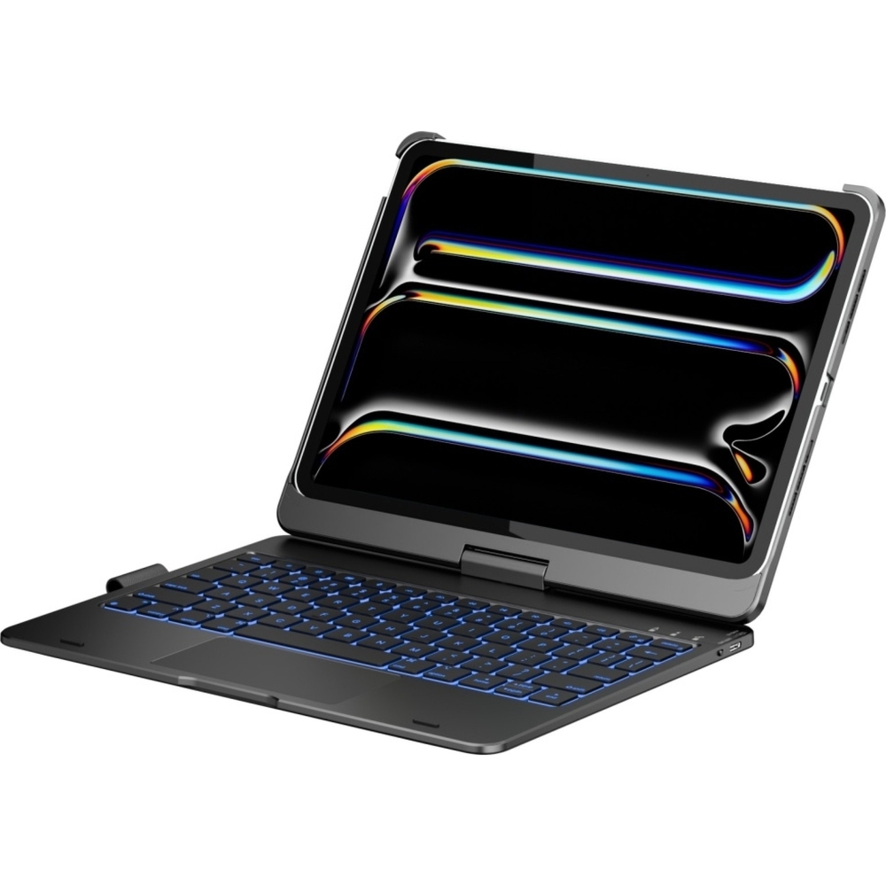 Etui z klawiaturą Bluetooth Typecase Flexbook Touch do iPad Air 11 (M4/M3/M2) / Pro 11  / iPad Air 10.9, szare