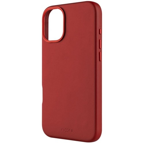 Image of Etui Fixed MagLeather do iPhone 16 Plus, czerwone