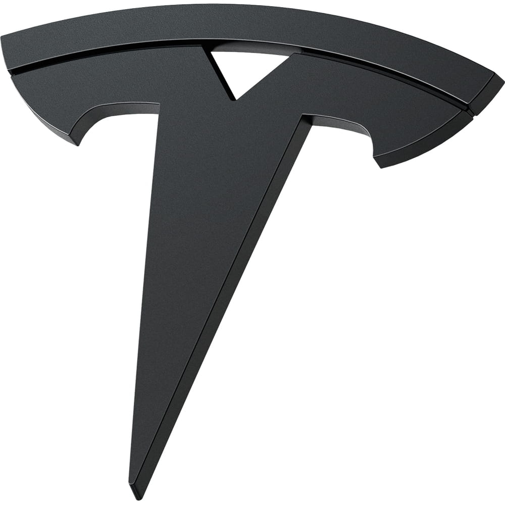 Image of Osłona ochronna Spigen na emblemat/znaczek przedniej maski do Tesla Model 3 Highland 2024-25, czarna