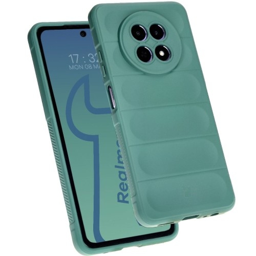 Image of Pancerne etui Bizon Case Tur do Realme 12 / 12x, ciemnozielone