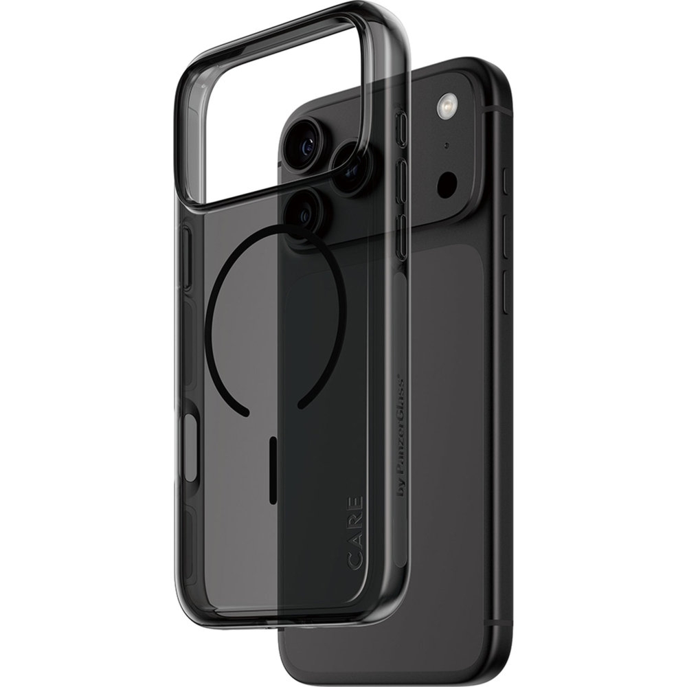 Etui CARE by PanzerGlass Smokey do iPhone 18 Pro Max / 17 Pro Max do MagSafe, przydymione-czarne