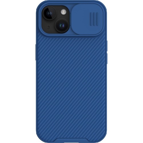 Image of Etui Nillkin CamShield Pro do iPhone 15, niebieskie